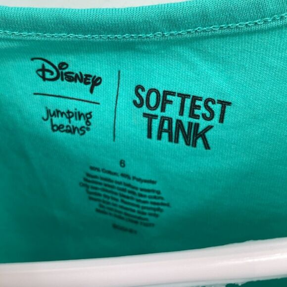 Disney Jumping Beans Encanto Familia Teal Tank Top Girls 6 New Tie Front - Picture 4 of 6
